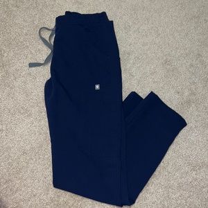FIGS YOLA SCRUB PANTS IN NAVY BLUE
